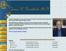 Tablet Screenshot of jrhasselback.com